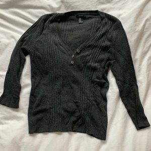 Henley sweater